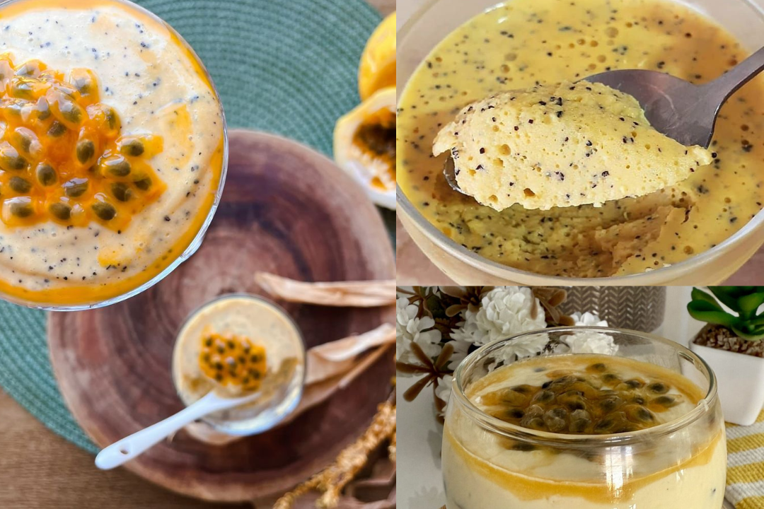 Fiz essa mousse de maracujá fit com apenas 4 ingredientes e virou a sobremesa favorita aqui de casa
