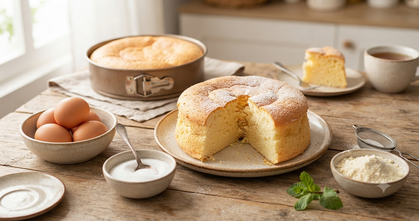 Urgente! Pão de Ló com 3 Ingredientes: Simples, Rápido e Vai Arrasar na Sua Dieta!