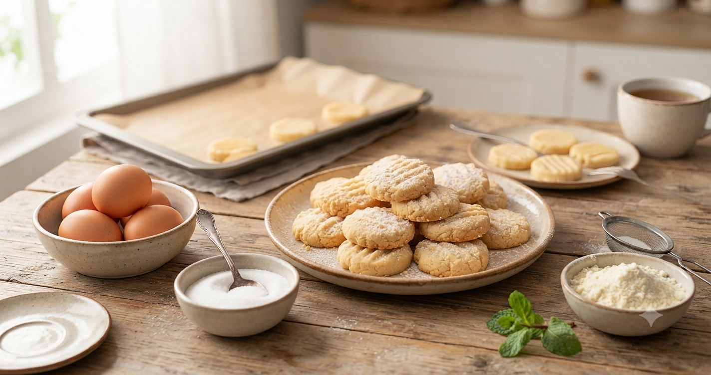 Urgente! Biscoitos Amanteigados de 3 Ingredientes: Simples, Rápido e Vai Arrasar na Sua Dieta!