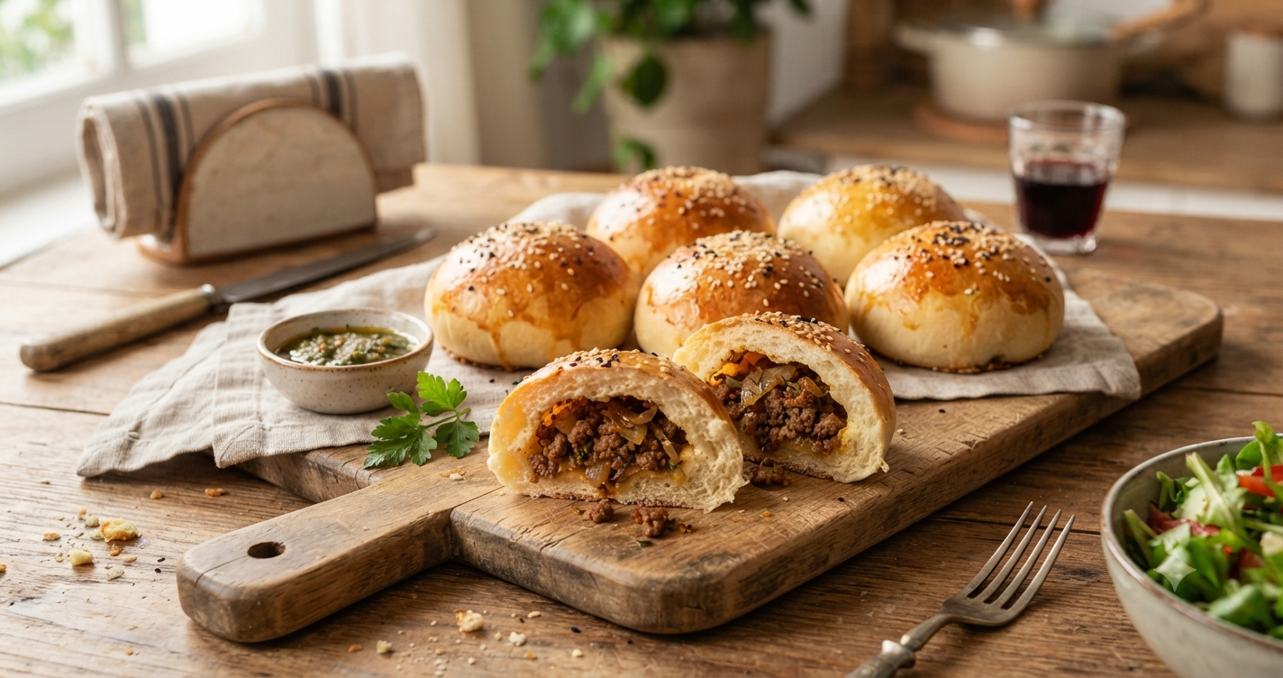 Pãozinho Chinês de Carne: Simples, Rápido e Vai Arrasar na Sua Dieta! Uma receita mais do que ECONÔMICA.