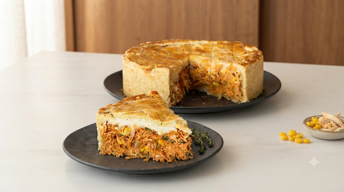 Empadão de 2 Ingredientes: A Receita de Torta Mais Fácil do Mundo!