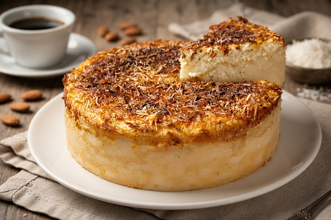 BOLO MOLE DE COCO! Receita Cremosa que Derrete na Boca e Fica Perfeita para o Café