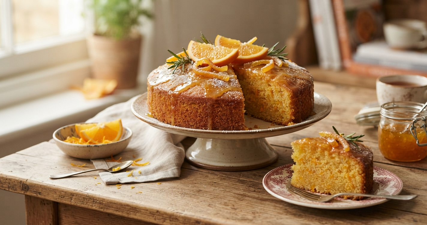 BOLO DE LARANJA SEM GLÚTEN! Feito no Liquidificador, Fofinho e Vai Arrasar no Seu Café da Tarde!