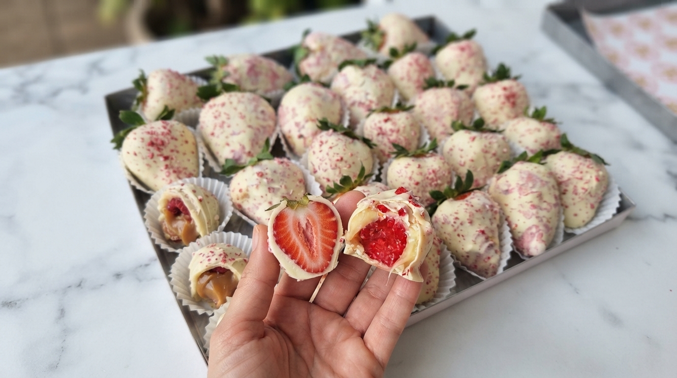 MORANGO DO AMOR CRAVEJADO! A RECEITA VIRAL QUE ESTÁ FAZENDO SUCESSO