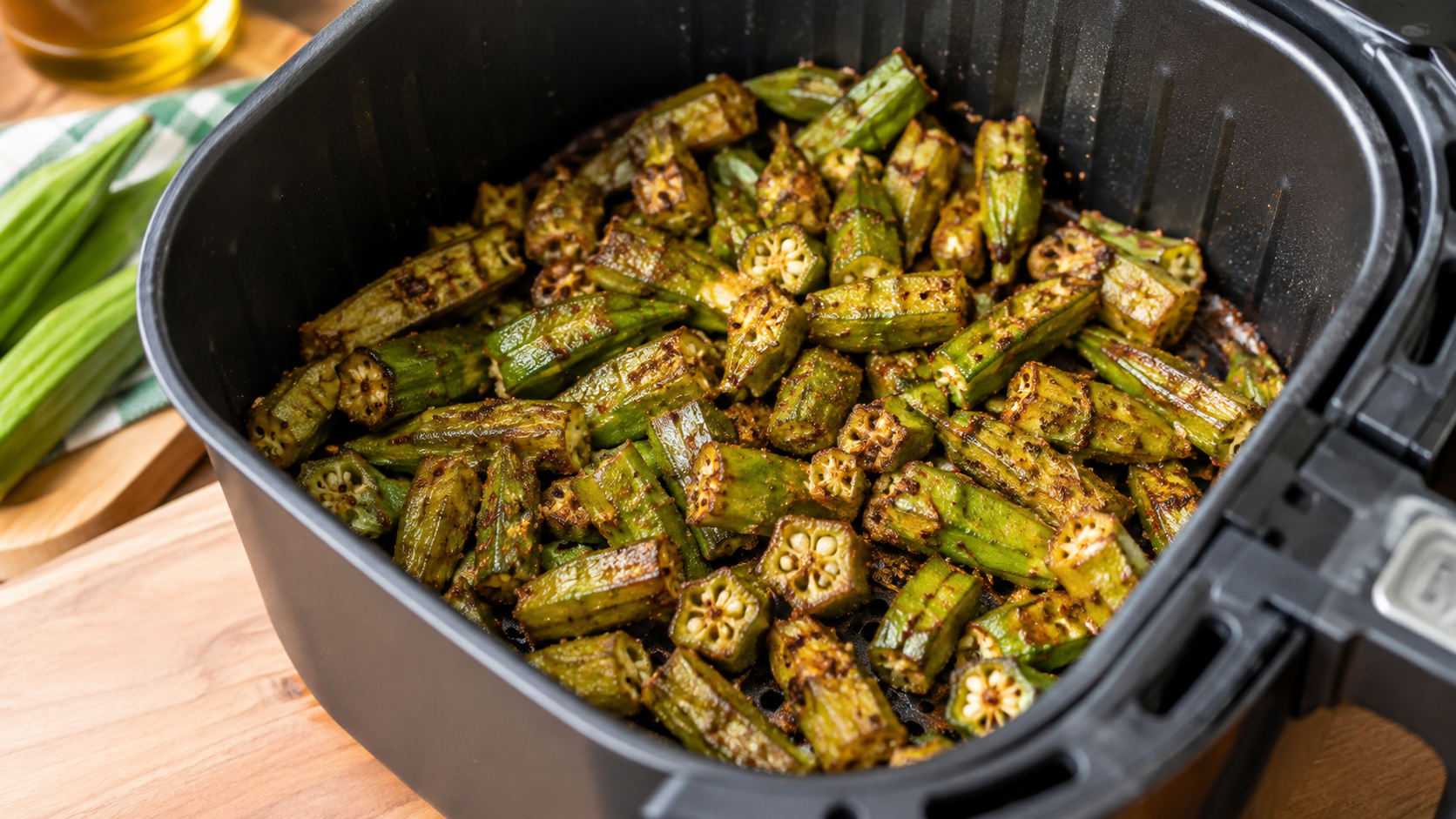 Quiabo na Airfryer: receita fácil, leve e saborosa