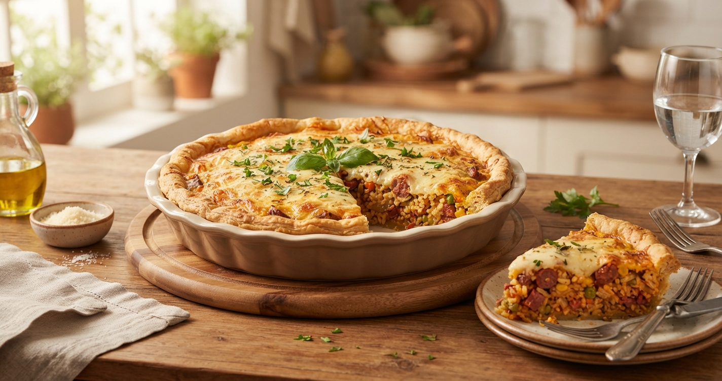 Torta de Sobras de Arroz: Receita Econômica, Fácil e Deliciosa