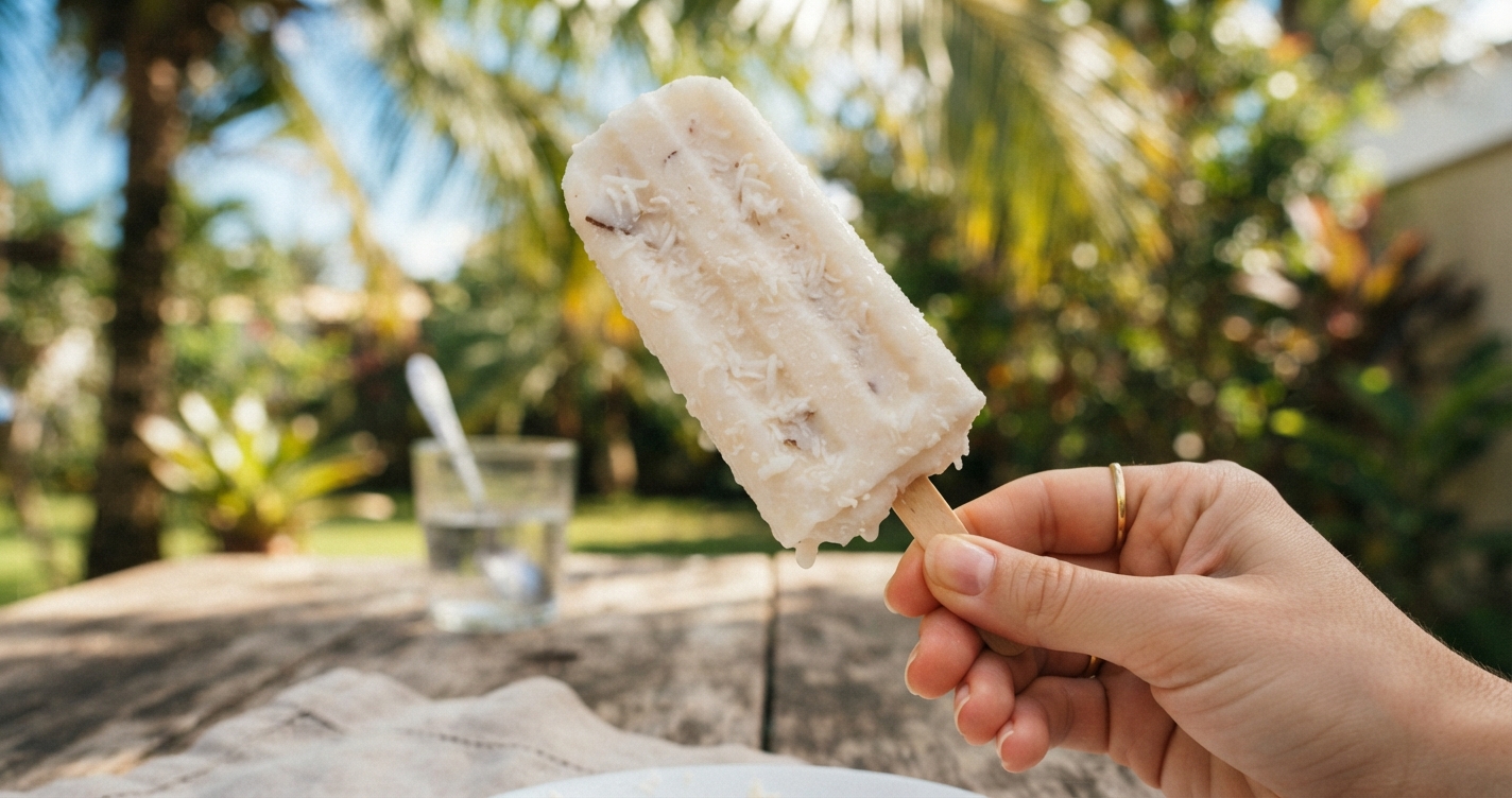 Picolé de Coco com Iogurte Grego: Receita Cremosa e Fácil