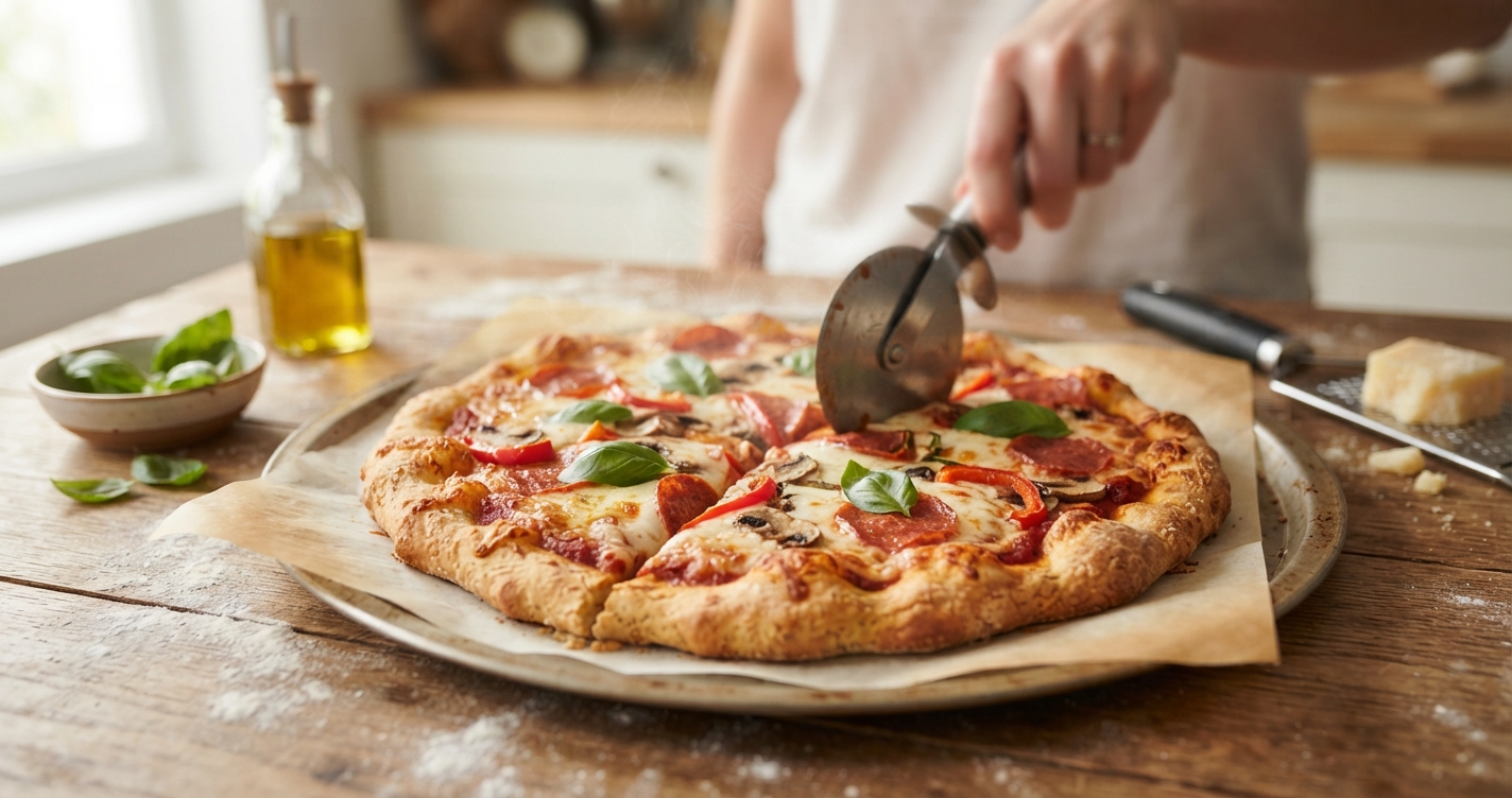 Pizza de Liquidificador Fácil: Massa Fofinha e Pronta em Poucos Minutos